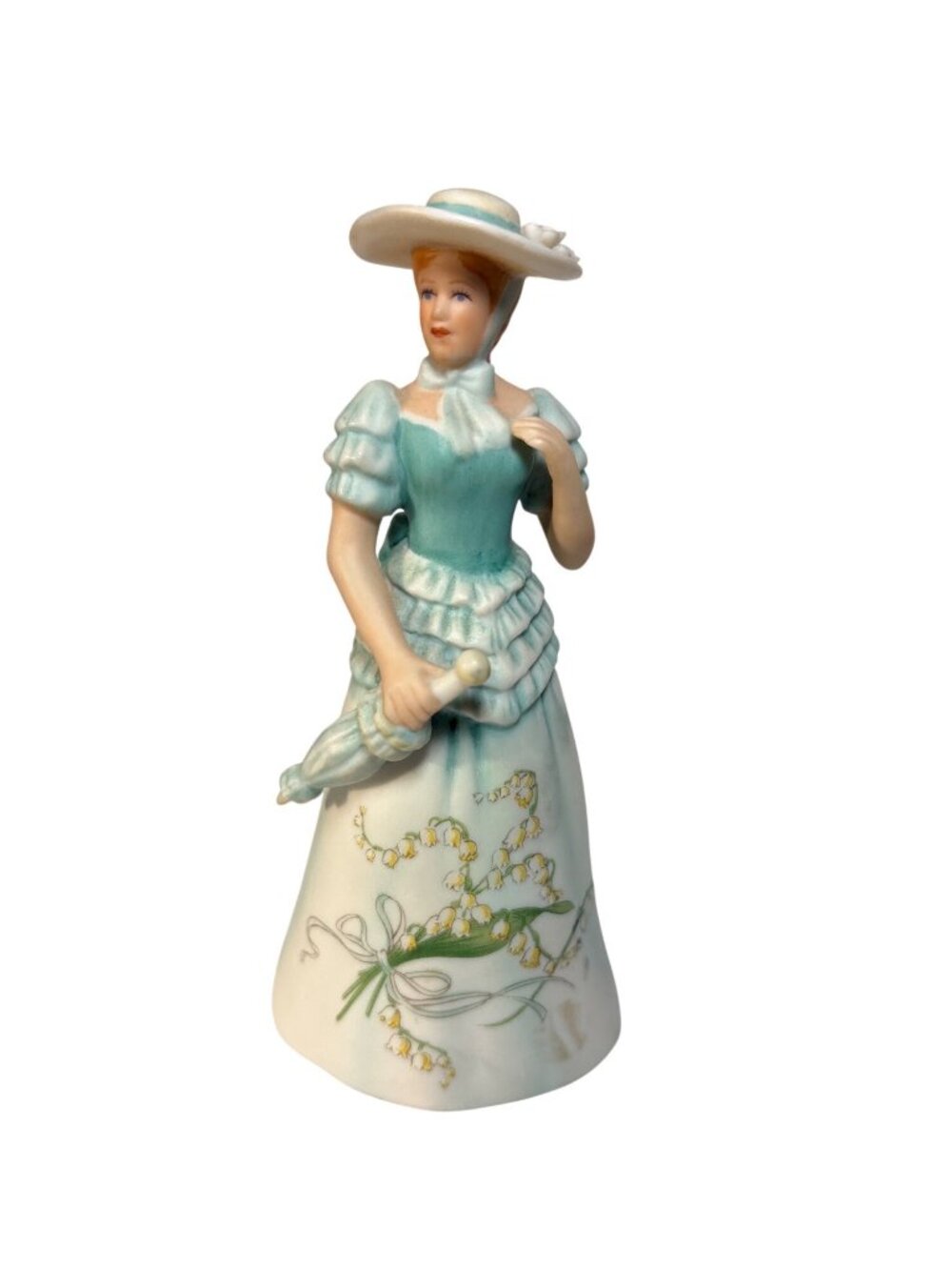 Gabrielle May Lily Of The Valley Enesco Porcelain Colectible Bell 1986 Mexico